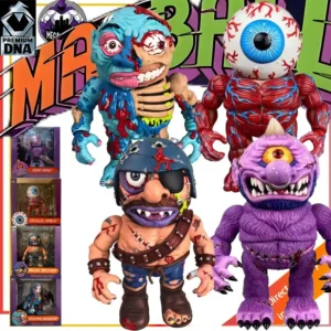 Megalopolis Original DNA Series Bruise Brother/ Oculus Orbus /Splitting Headache/unicorn Action Joint Mobility Figure Model Toys