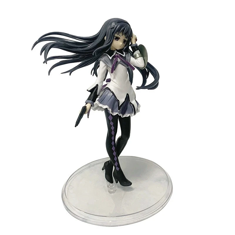 Anime Puella Magi Madoka Magica Figure 17cm Akemi Homura Action Figural Pvc Model Kawaii Decoration Doll Kid Toy - Image 6
