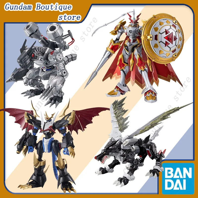 Bandai Genuine FRS Digimon Adventure Metal Garurumon War Greymon Omegamon X-Antibody Anime Action Figure Assembly Model Toy Gift