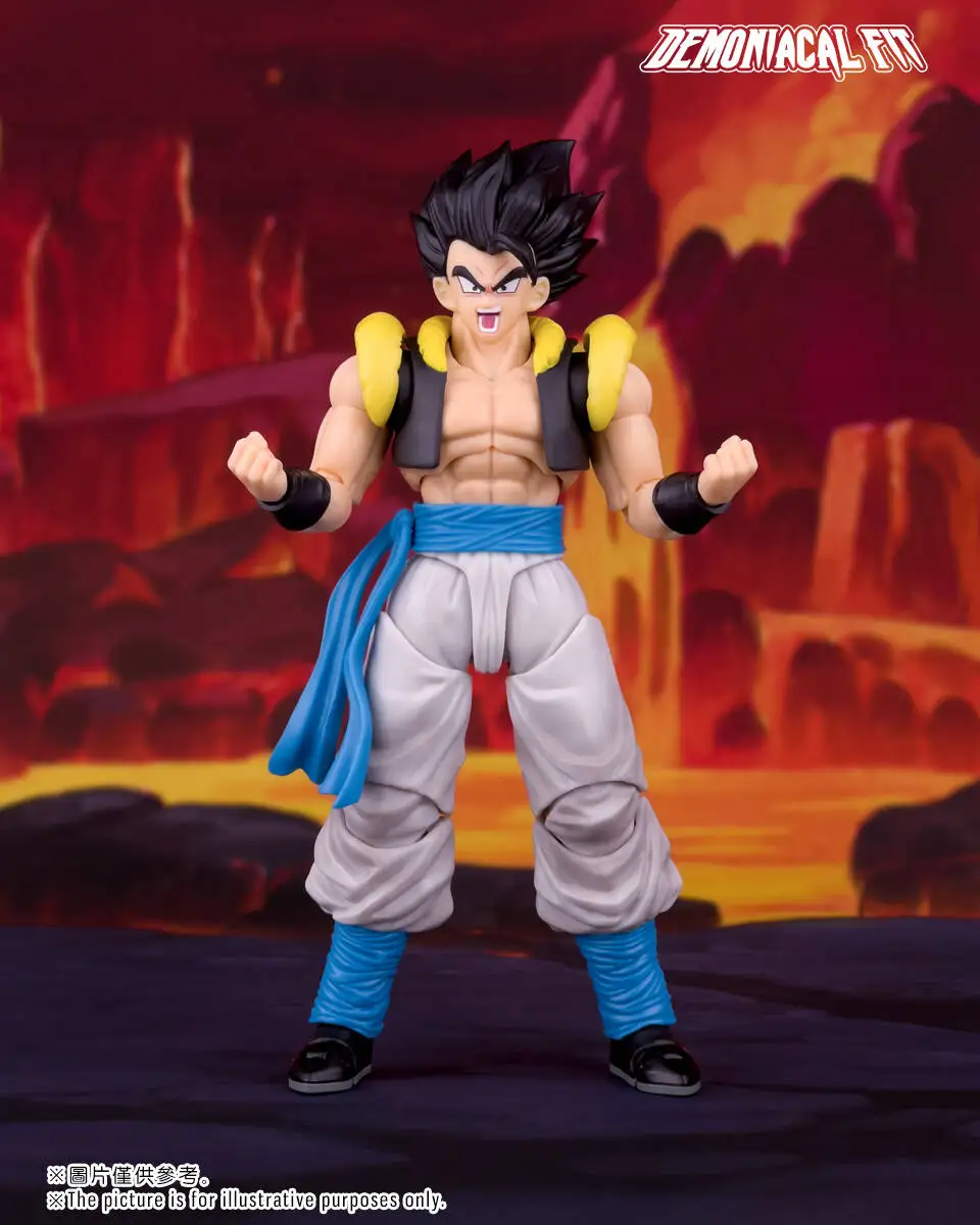 IN STOCK Demoniacal Fit Dragon Ball Z Gogeta Figure SHF Hero Waltz Gogeta The Supreme Dance Super Saiyan Trunks Action Toy Gift - Image 4