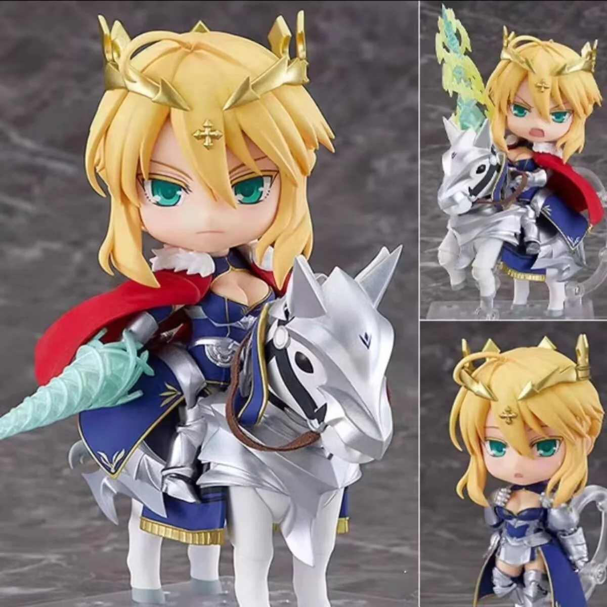 10cm Fate Grand Order Altria Pendragon Lancer Ver. Multiple Accessories Pvc Game Girl Figure Collectible Model Statue Fans Decor - Image 7