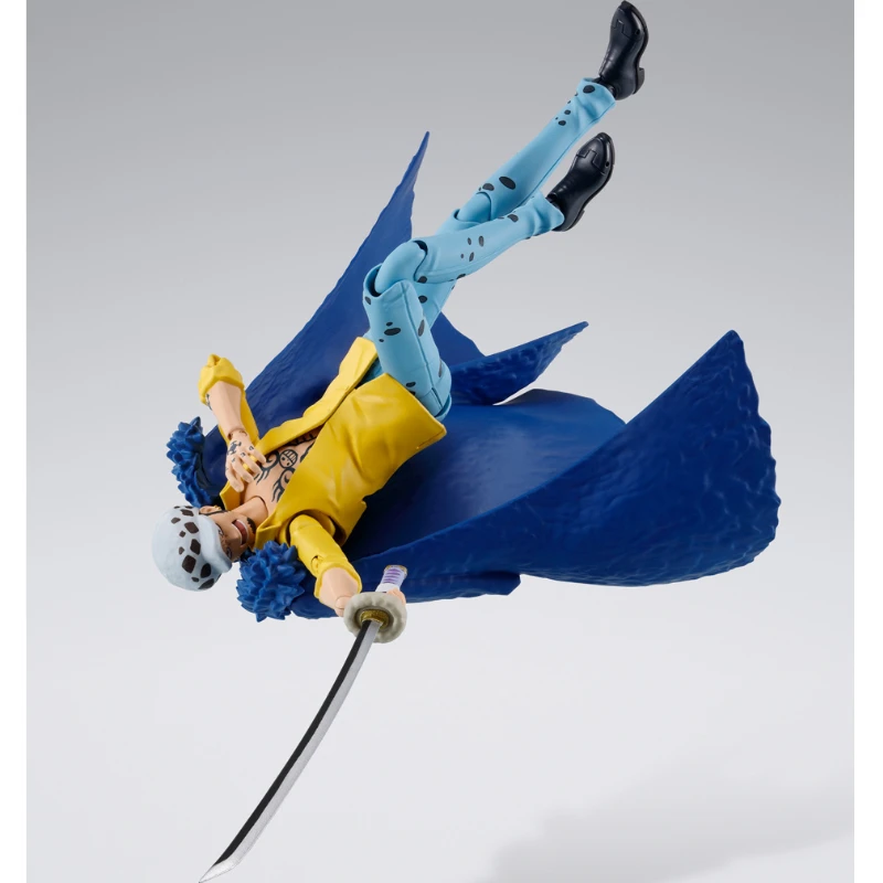 In Stock Original Bandai One Piece SHF Trafalgar D. Water Law Action Figures Toys Gifts Genuine Collector Anime Hobby Genuine - Image 3