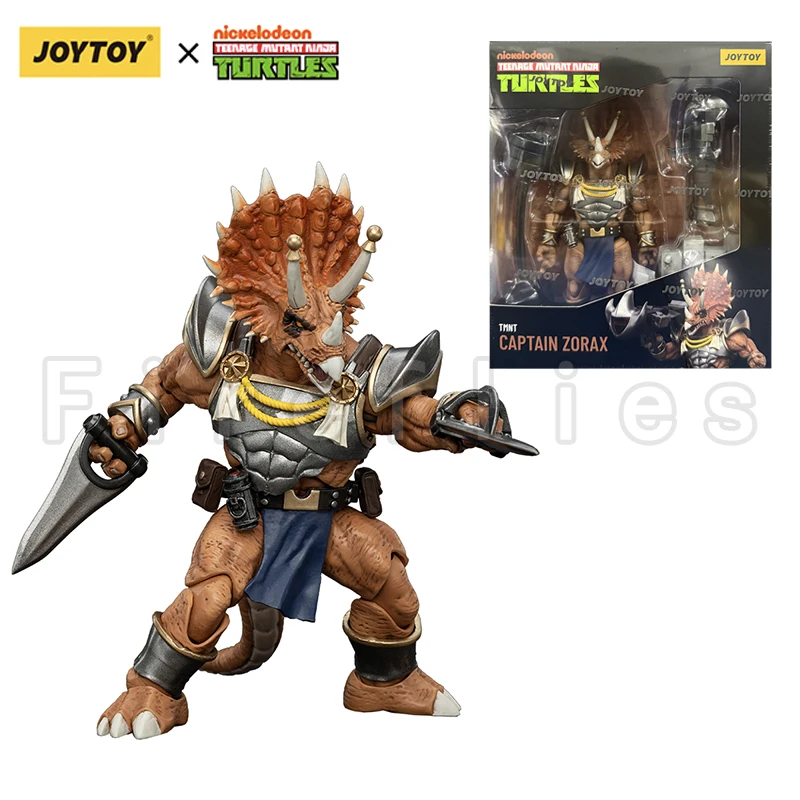 1/18 JOYTOY Action Figure Turtles-Captain Zorax Adjutant Zork Triceraton Infantryman Casey Jone Anime - Image 7