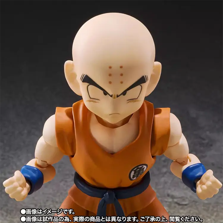 BANDAI Dragon Ball Anime Krillin S.H.Figuarts Action Figures Model Figurine Original Figuarts Decoration Toys - Image 3