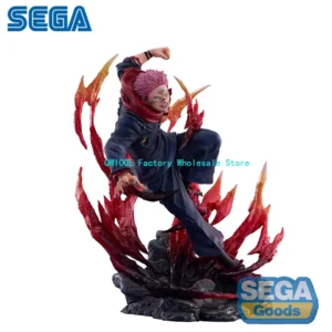 Original Genuine SEGA Jujutsu Kaisen 17cm Ryomen Sukuna Statue Action Figure Model Doll Decoration Collection Toys Gifts QWIOOE