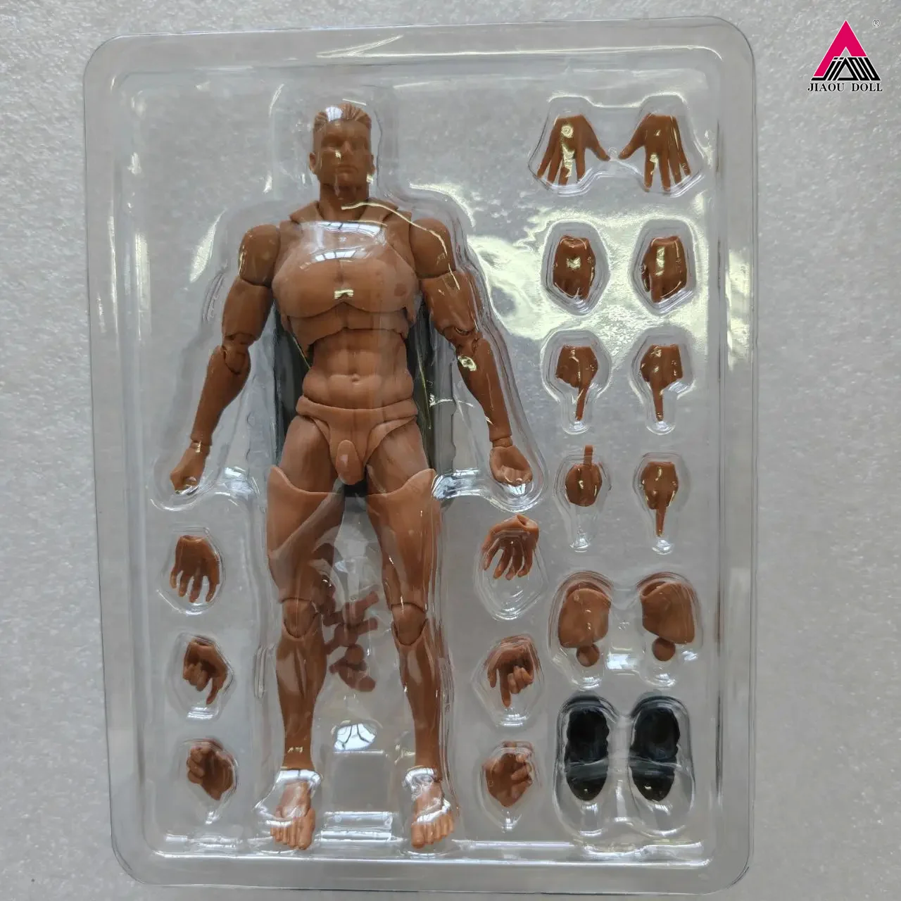 1/12 Scale Male Super Flexible Joint Body 16cm White Yello Black Action Figure Muscle Articulated Body Doll - Image 8