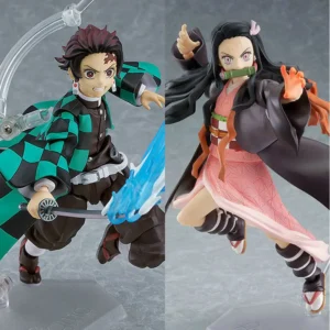 Figma Anime Figure Demon Slayer: Kimetsu No Yaiba Tanjiro Kamado 498 Nezuko Kamado 508 Car And Desktop Decoration Toy Gift