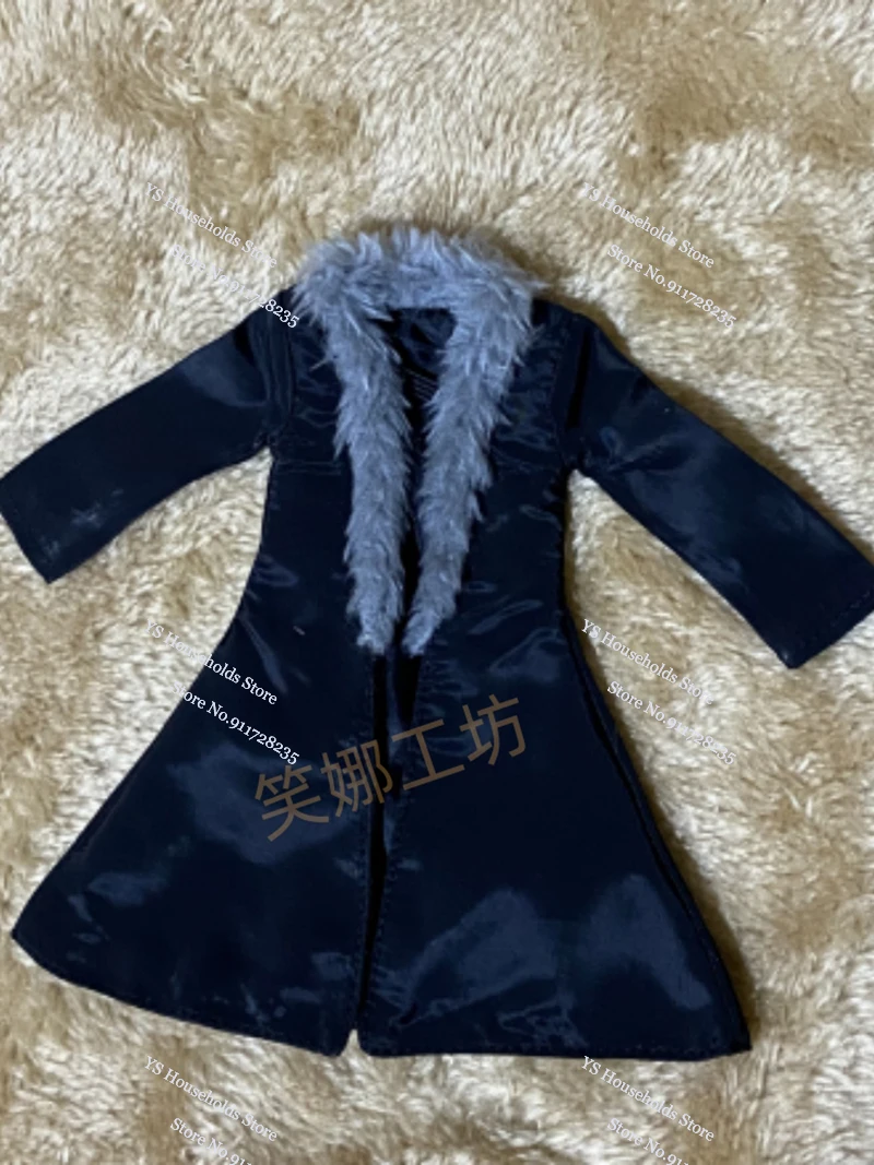 1/12 Anime One Piece Roronoa Zoro Man Soldier Mini Hemline Long Black Green Windbreaker Coat Toys Accessory For 6" Shf Figure - Image 8