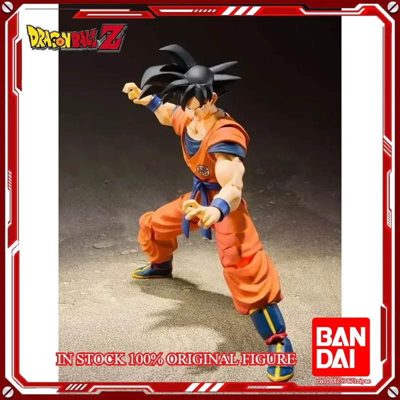 Original Bandai Dragon Ball Z SHF Son Goku 2.0 S.H. Figuarts A Saiyan Raised On Earth Action Figure Model Toys In Stock - Image 5