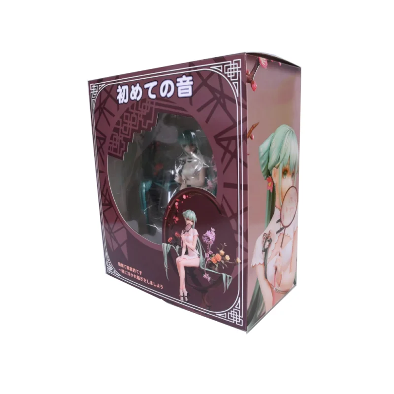 25cm Hatsune Miku In Cheongsam 1/7 Beautiful Girl Figure Model Statue Boys Collection Desktop Decoration Ornament Toys Gifts - Image 6