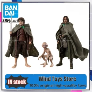In Stock Bandai S.H.Figuarts Aragorn (Lord of The Rings) Frodo Baggins & Gollum (Lord of The Rings) Premium Gift Model
