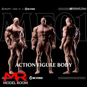 MUFF TOYS ADAM 1/12 Scale Male Strong Muscle Joint Body 6'' Super Flexible Comic Soldier Action Figure Articulated Body Doll