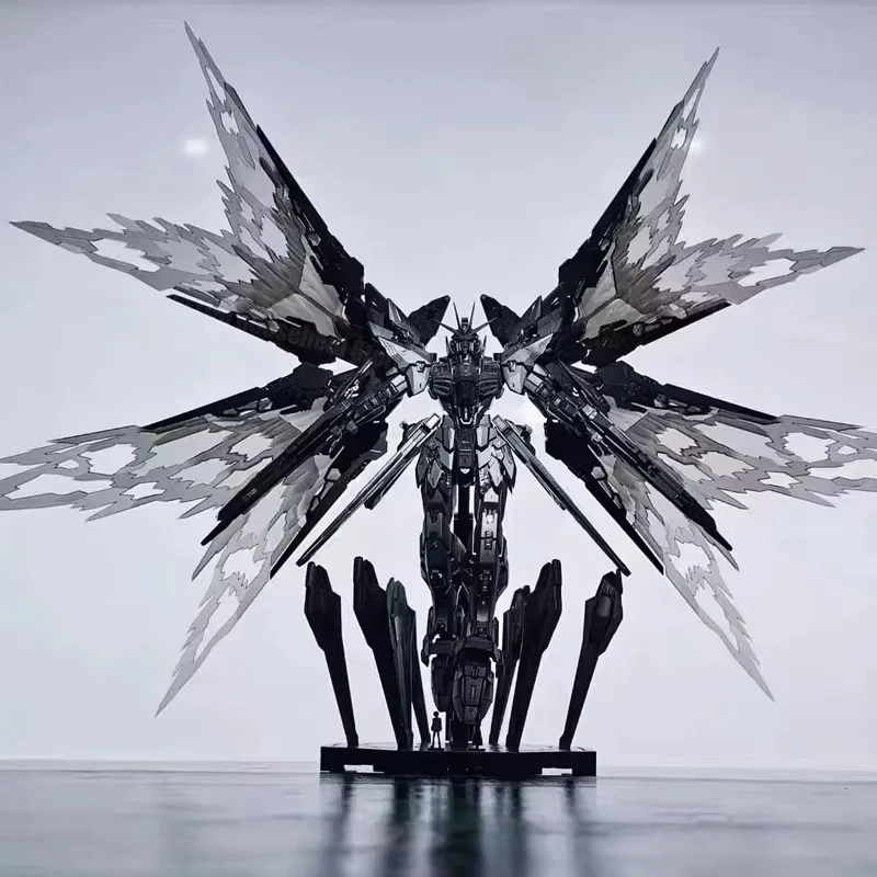 New Changlong 7701 Mgex 1/100 Zgmf-X20a Strike Freedom Black Assembly Model Kits Plastic Skeleton Kits Action Figure Gifts Toys - Image 8