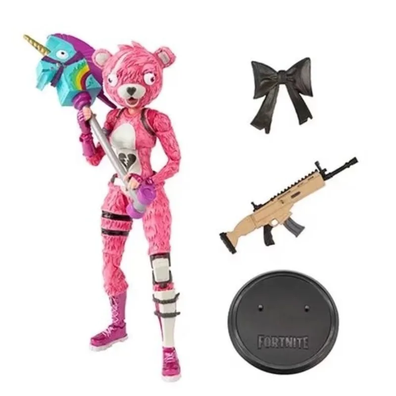 19cm Fortnite Game Peripheral Model Toy Figures with Gun Home Interior Decoration Ornaments Fans Collect Gifts