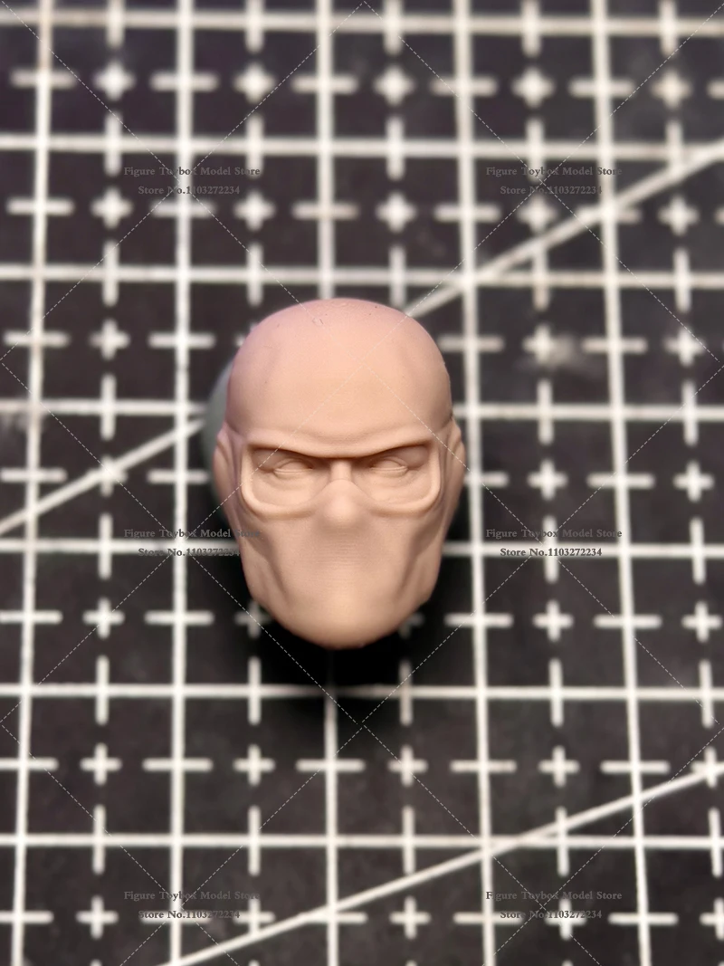 1/12 Bullseye Man Figure Comic Villain Unpainted Head Sculpt Model Toys Accessory For 6" Ml Shf Mezco Figure Body Customization - Image 9