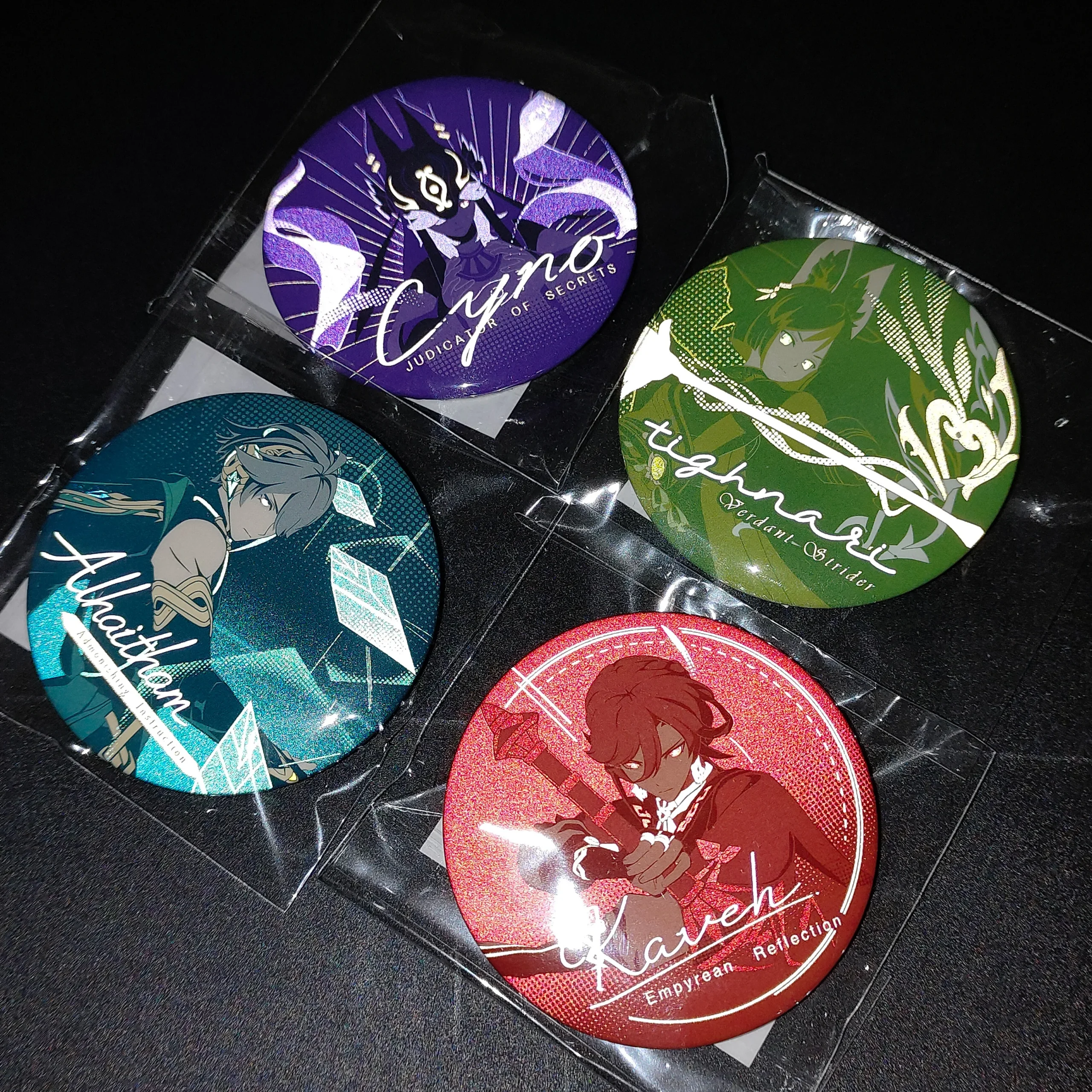 Sunsyea Genshin Impact Official Merch miHoYo Original YLYFS Series Badge Acrylic Ornament Kaveh Alhaitham Cyno Tighnari - Image 4