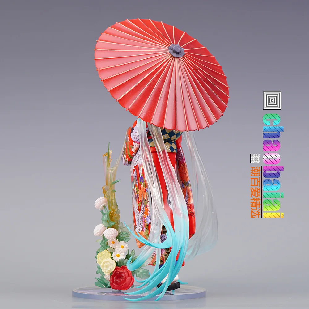 Hatsune Miku Anime Kimono Stronger Miku girly girl Kawaii Beautiful Statue Figure Toys Birthday Gift