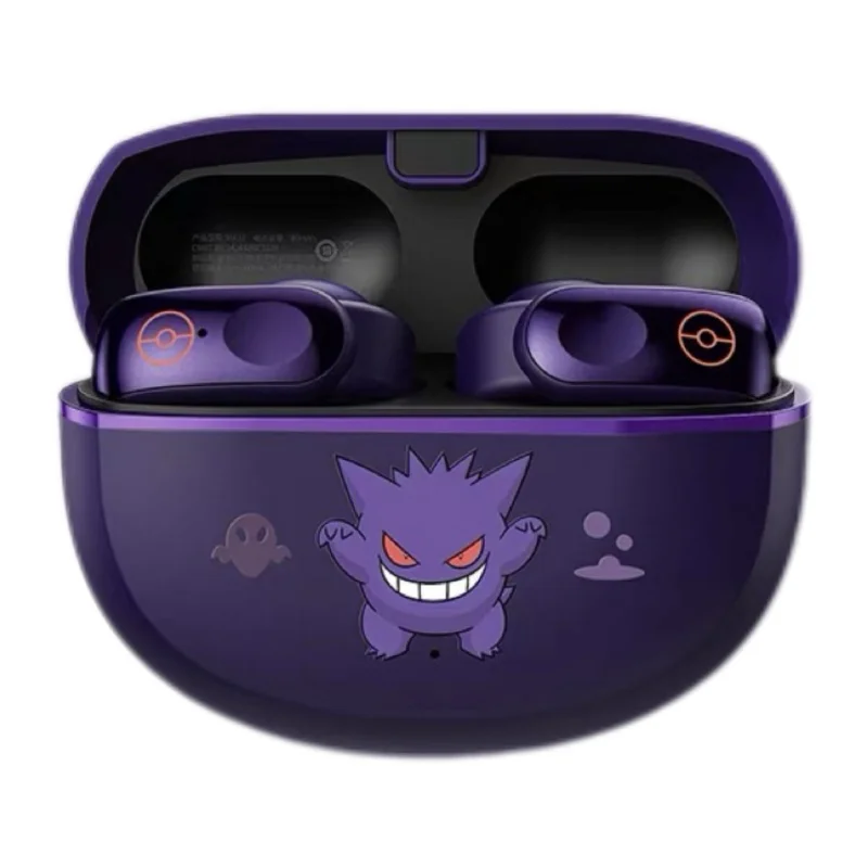 Genuine Pkm Gengar Anime Bluetooth Wireless Headset Ear clip type Gaming stereo sports headphones High Endurance Trendy Gifts - Image 4