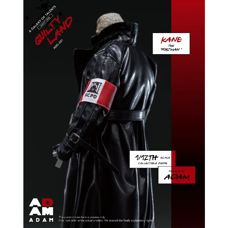 24-hour Delivery Evil City Postman Kane 1/12 Action Figures, Toys, Gifts, Collections, Fan Hobbies