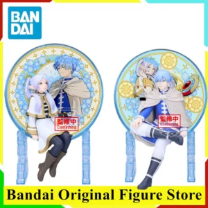 Original BANDAI Anime Frieren Beyond Journey's End Frieren Himmel Glasscape Action Figure Toys PVC Model Collection