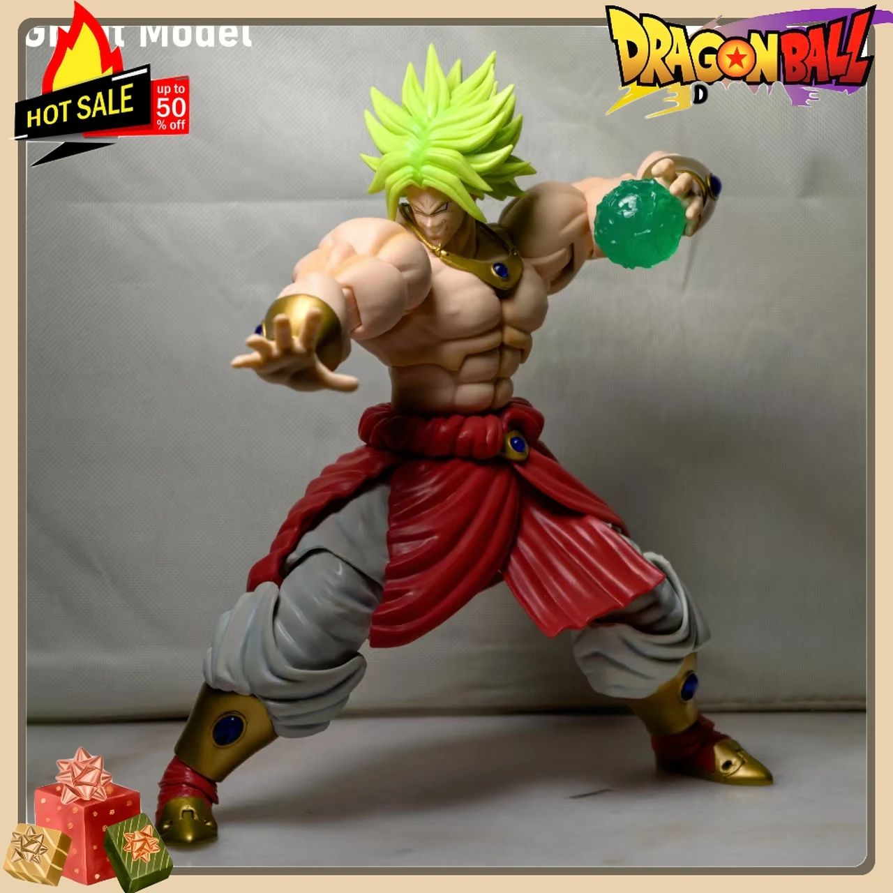 5 -hour shipping Great Model GM Dragon Ball SHF Broli Super 01A 01B 01C 3.0 Body Large Scale Action Doll Toy