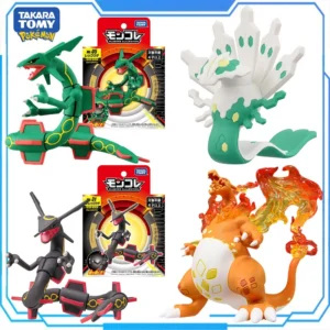 Original Pokemon Figures Shiny 50% Forme Zygarde Mega Rayquaza Terapagos Terastal Form Gigantamax Charizard ML Collection Model