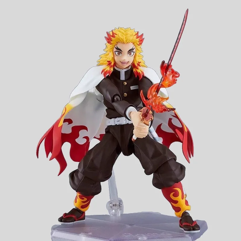 New 13cm Demon Slayer Figure Kimetsu No Yaiba Rengoku Kyoujurou 553 Tanjirou Kamado Nezuko Kamado Agatsuma Zenitsu Gift - Image 4