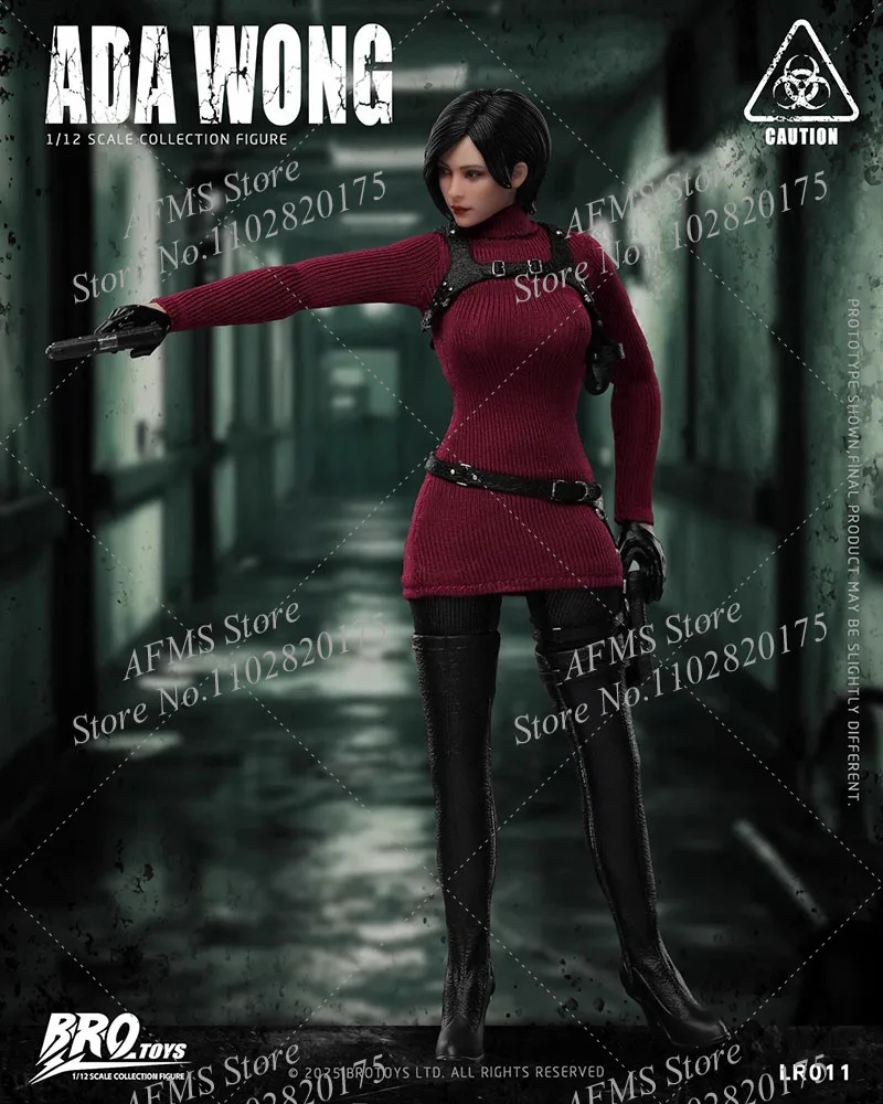 BROTOYS LR011 1/12 Scale Collectible Figure Female Spy Agent Ada Wong Full Set 6Inch Women Soldier Action Figure Dolls Toys - Image 3