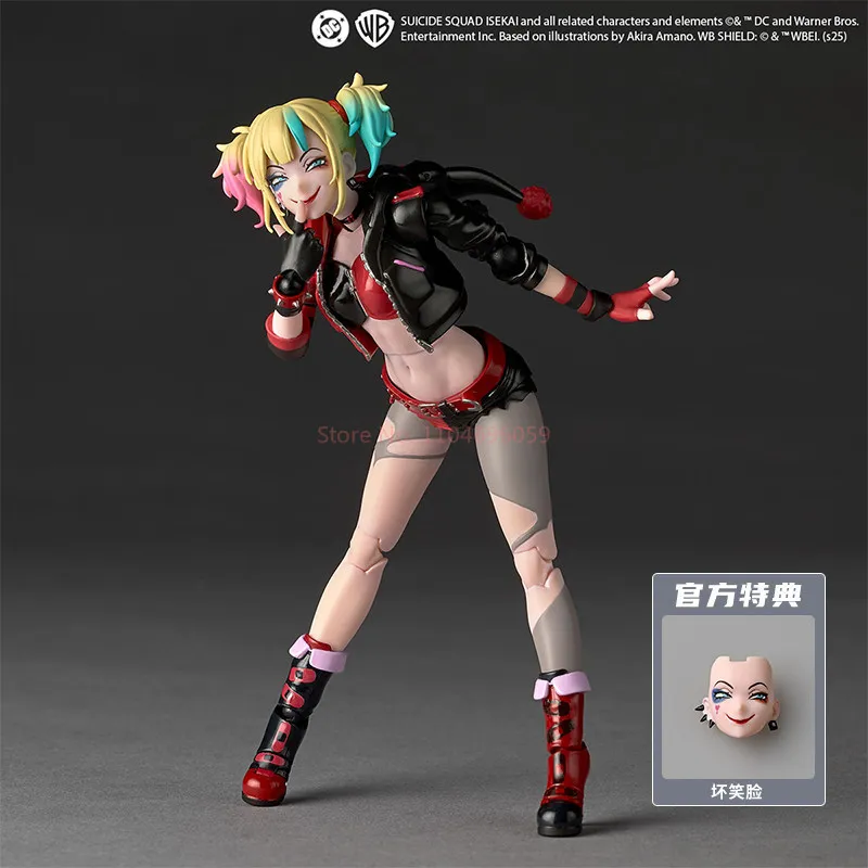 In Stock Kaiyodo Harley Quinn SUICIDE SQUAD ISEKAI VER. Movability Model Toys Revoltech AMAZING YAMAGUCHI The Clown's Girl - Image 4