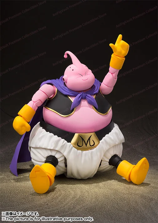 Bandai Original SHF Dragon Ball Z Majin Buu (Good), Fat Buu Action Figure, Anime Model, Trendy Toys, Desktop Doll, Collectibles - Image 4