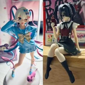 HOT! Aixlan NEEDY GIRL OVERDOSE Figure Rain KAnge PVC Action Figure Amine Anime Girl Statue Collectible Figurine Toys Gift
