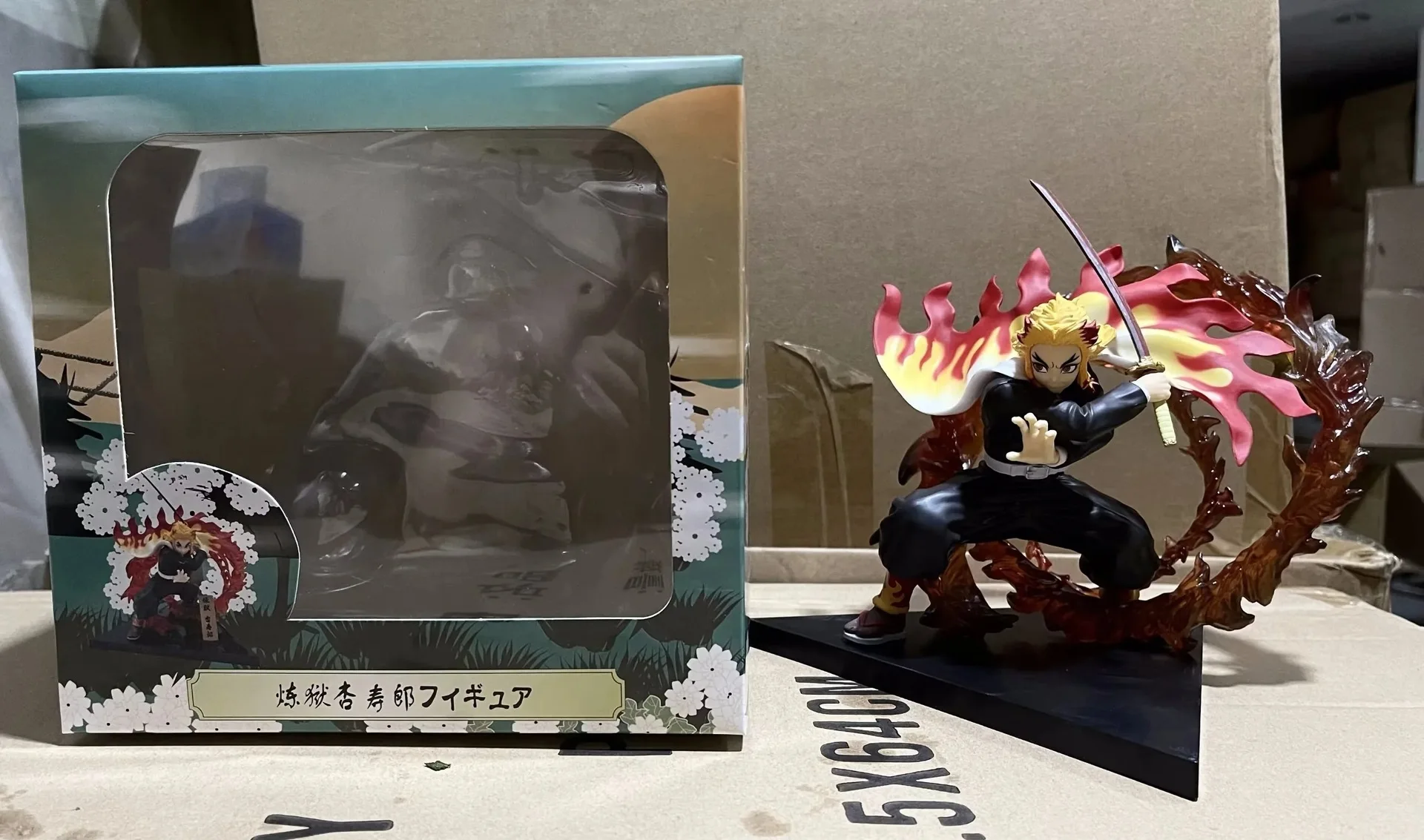 20CM Demo Slaye Anime Figure Inflammation Hashira Rengoku Kyoujurou Adult Action Figure Collect Ornaments Model Doll Gift Toys - Image 5