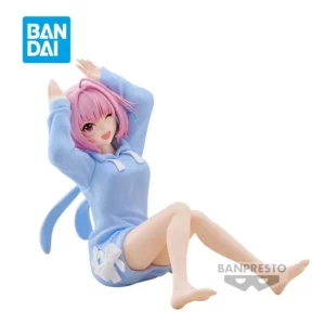 Original Bandai Relax Time Yumemi Riamu The Idolm@ster Cinderella Girls 10Cm Kawaii Anime Figure Model Collectible Toys