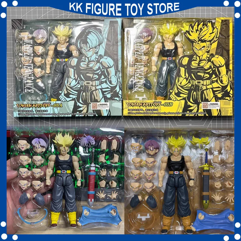 Tonsenarttoys Tonsen Arttoys Kamione Trunks 05a 05b Dragon Ball Z Super Saiyan SSJ SSJ2 Anime Action Figures Models Toys Gifts