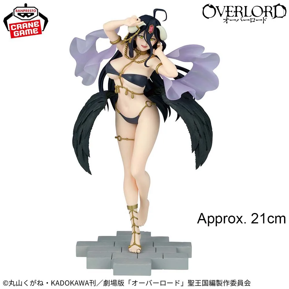 Original In Stock BANPRESTO Overlord Albedo Classical Tuning Thousand Nights and One Night Story Anime Action Figures Model Toys