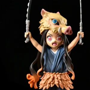 2025Demon Slayer Anime Figure Kimetsu No Yaiba 19CM Pig's Head Kamado Nezuko Figurine Manga PVC Model Cartoon Doll Children Kids