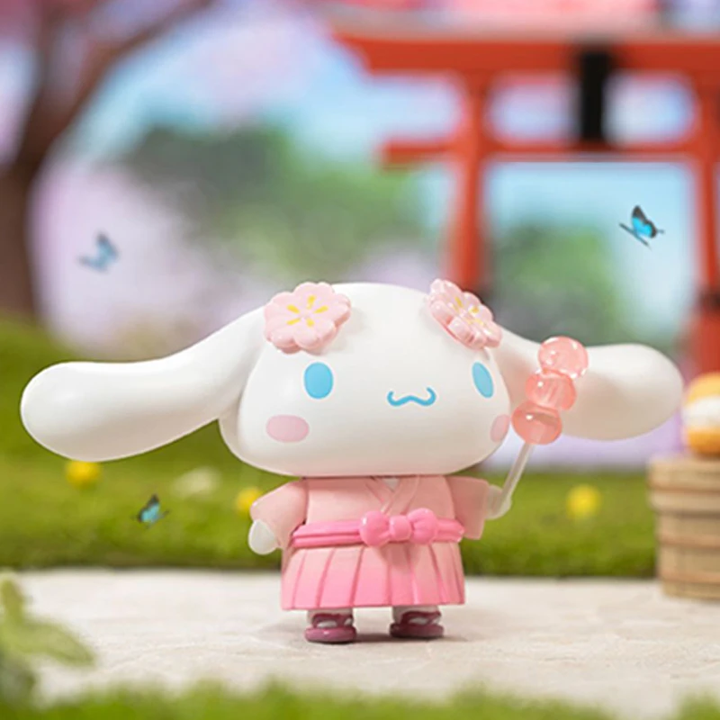 Sanrio Blossom And Wagashi Series Blind Box Cute Kuromi Cinnamoroll Melody Pocahcco Pompompurin Action Figure Suprise Bag Toys - Image 16