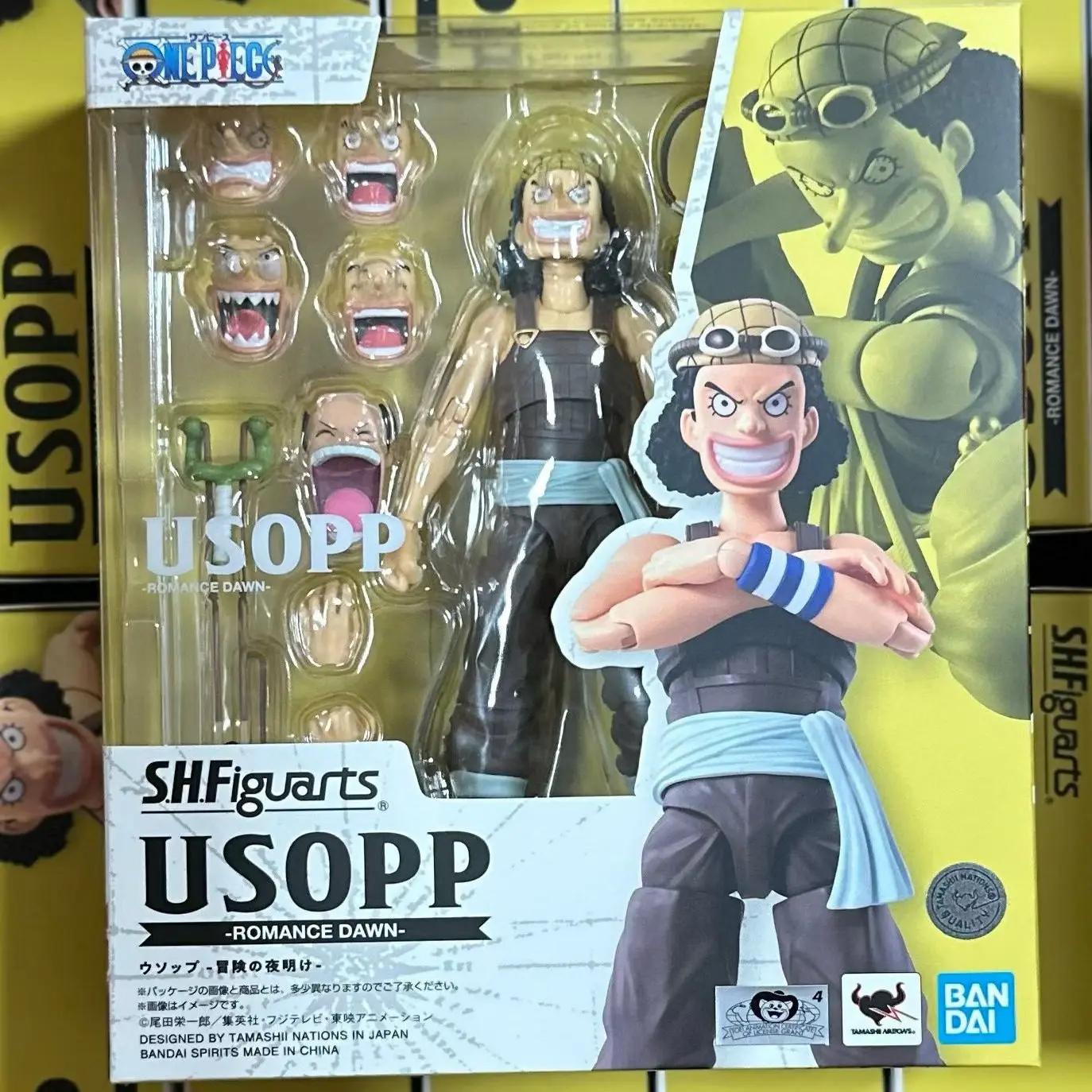 Bandai S.H.Figuarts One Piece Usopp Romance Dawn Full Action Figure Finished Model Kit Collectible Anime Fans Gifts Toys - Image 7