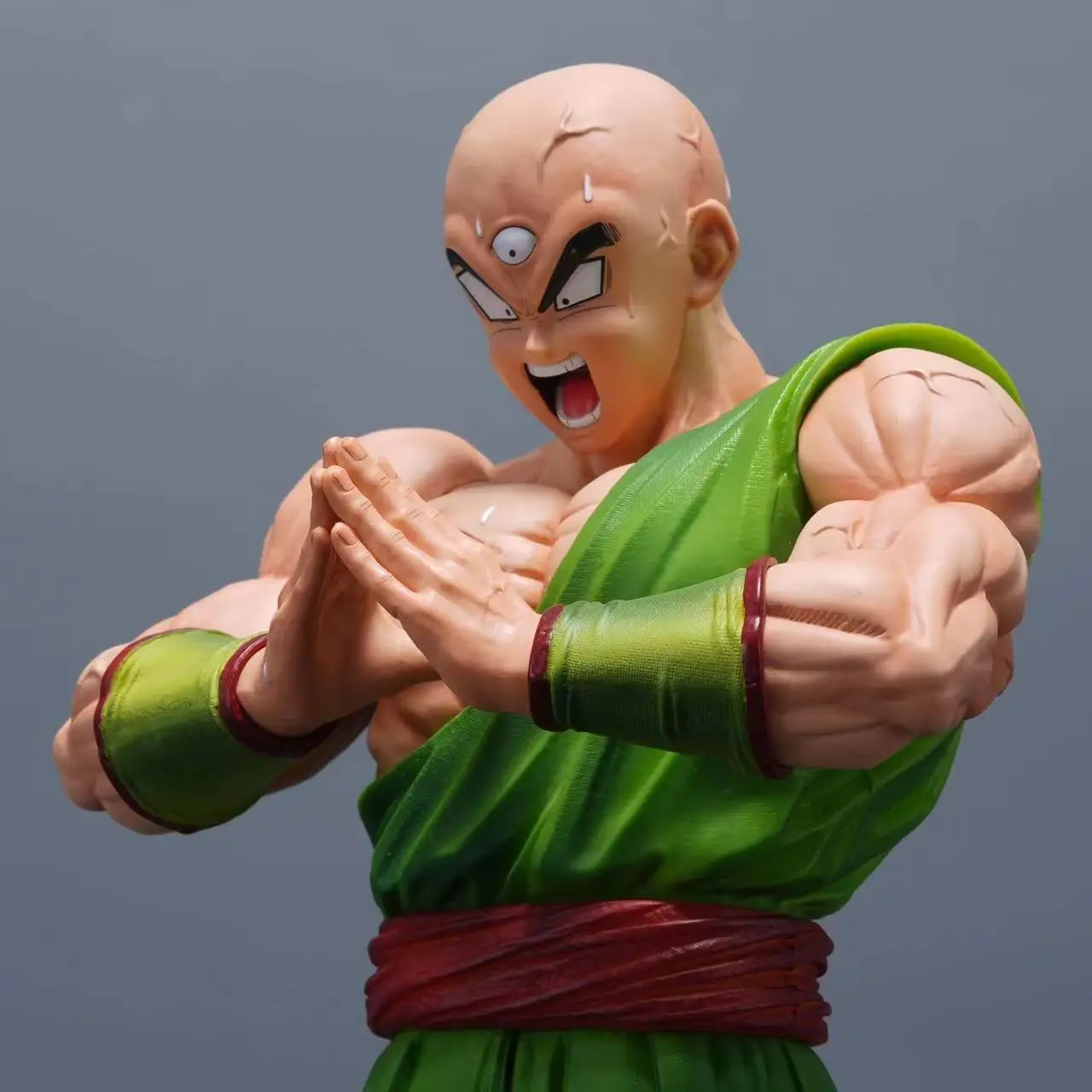 Anime Dragon Ball Z Tien Shinhan Figure Tien Shinhan Kikoho Action Figures 32cm/12.6inch Gk Statue Collection Model Toys Gifts - Image 4