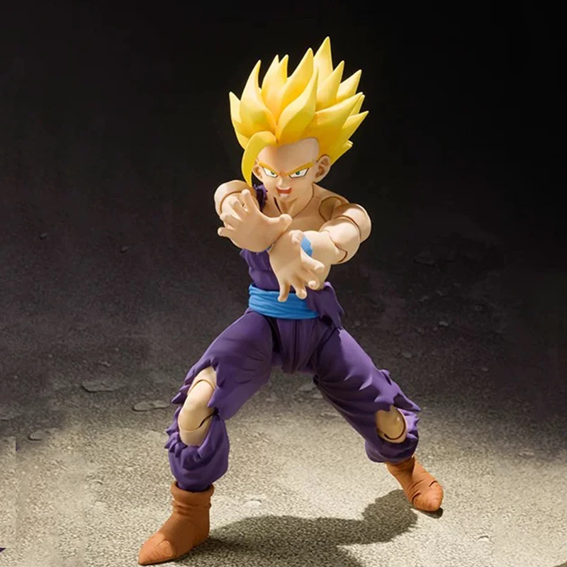 Shf Dragon Ball Son Gohan ssj2 Figure PVC Movable Collection Anime Super Saiyan Gohan Trunks Action Figures Collection Model Toy