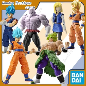 Bandai Genuine FRS Dragon Ball Son Goku Son Gohan Vegeta Frieza Super Saiyan Anime Action Figure Assembly Model Toys Gift Kids
