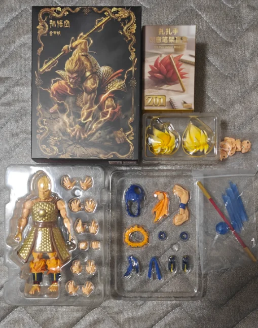 KONG Beast God Mythical Dimension SHF3.0 Battle Damage Wukong Top Armor Can Take Off Dragon Ball Black Mythical Era 1/12 Action - Image 7