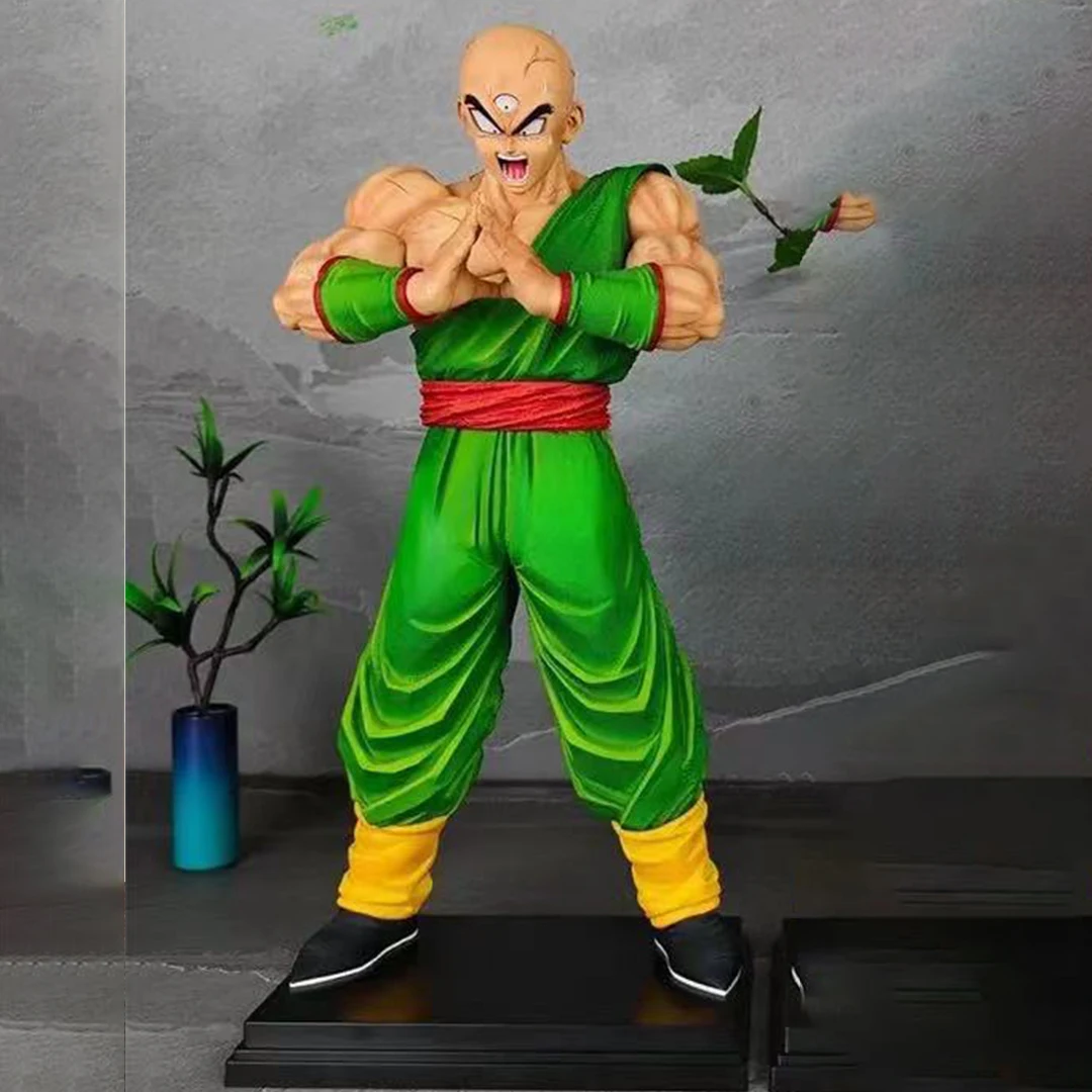 Anime Dragon Ball Z Tien Shinhan Figure Tien Shinhan Kikoho Action Figures 32cm/12.6inch Gk Statue Collection Model Toys Gifts - Image 7