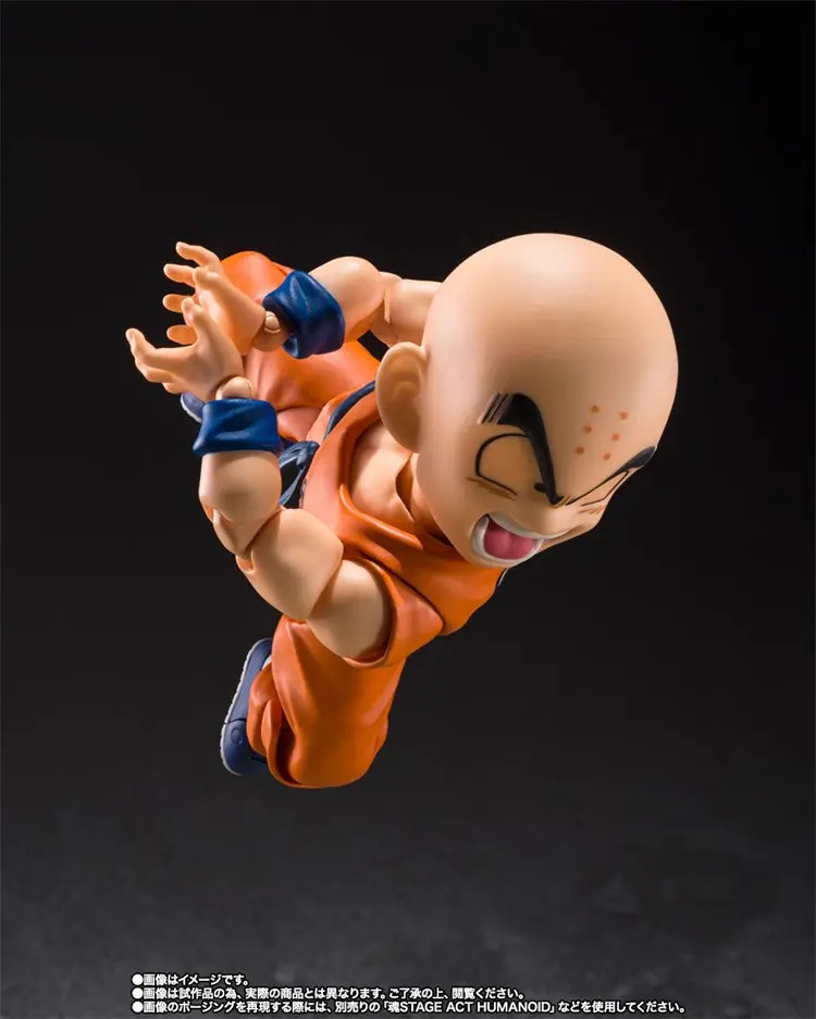 BANDAI Dragon Ball Anime Krillin S.H.Figuarts Action Figures Model Figurine Original Figuarts Decoration Toys - Image 5