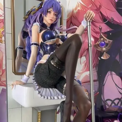 Genshin Impact Raiden Shogun Action Figure - Raiden Ei Collectible Figurine Beelzebul Statue Model Doll for Home Decor Xmas Gift - Image 7