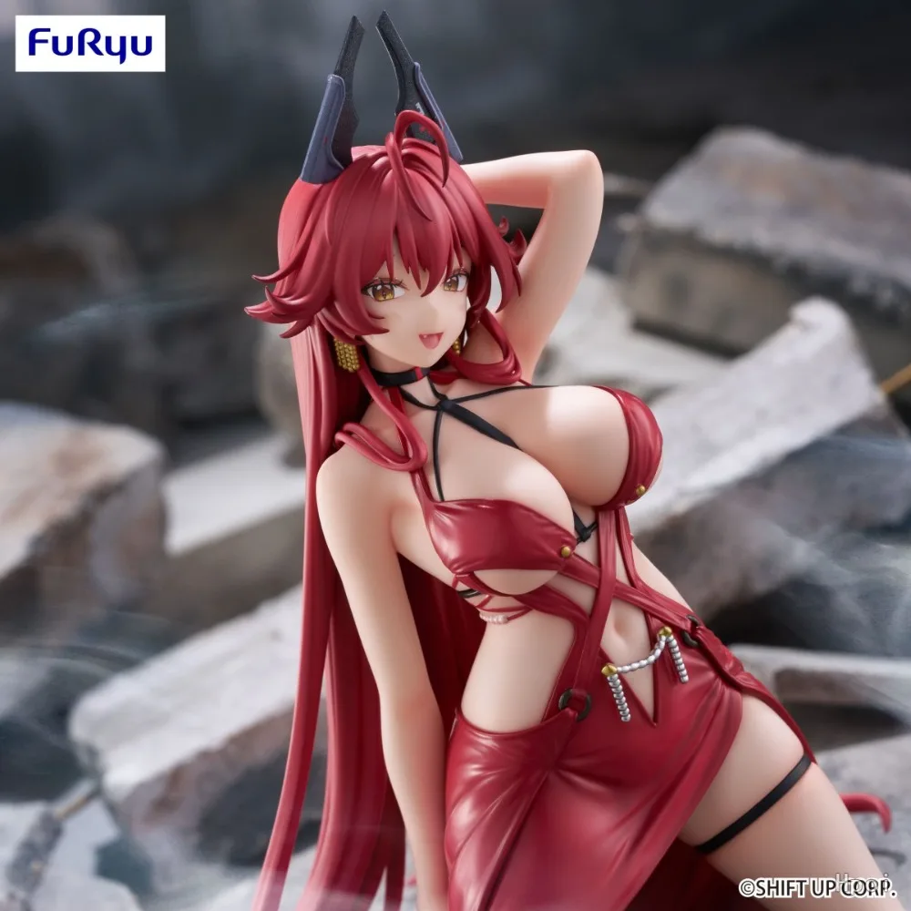 In Stock FuRyu Original Genuine Anime Game Goddess of Victory: Nikke Red Hood Nonsense Red 12cm Noodle Stopper Model Toy Figures