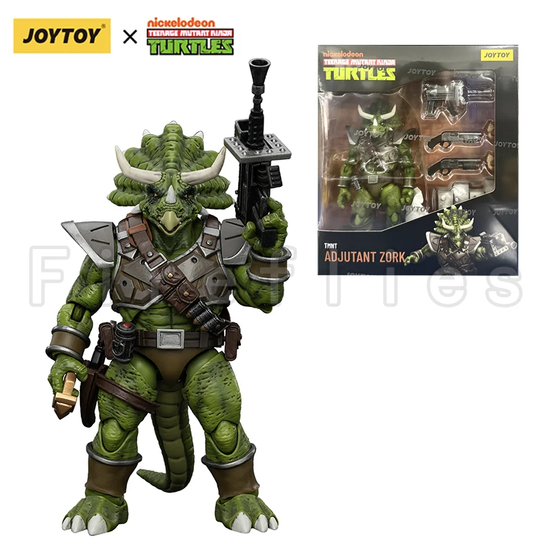 1/18 JOYTOY Action Figure Turtles-Captain Zorax Adjutant Zork Triceraton Infantryman Casey Jone Anime - Image 12