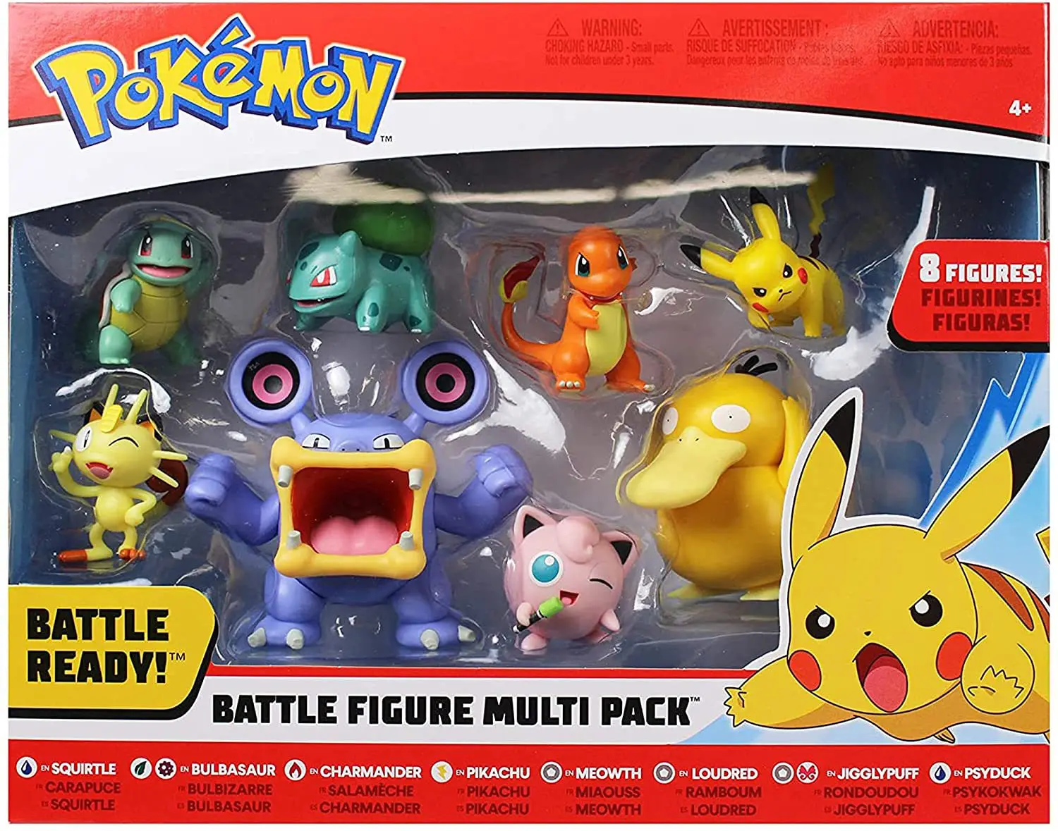 8pcs/set Toy Pocket Monsters Pokemon Pikachu Squirtle Bulbasaur Ash Ketchum Anime Action Figure Toys 8-10CM - Image 7