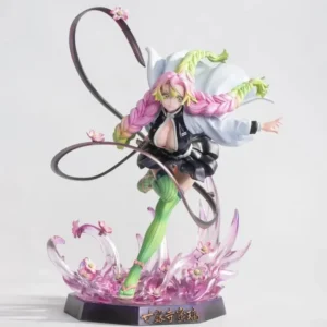 22cm Demon Slayer Kanroji Mitsuri Anime Kimetsu No Yaiba Figure Shinobu Desktop Model Ornaments Kamado Nezuko toys