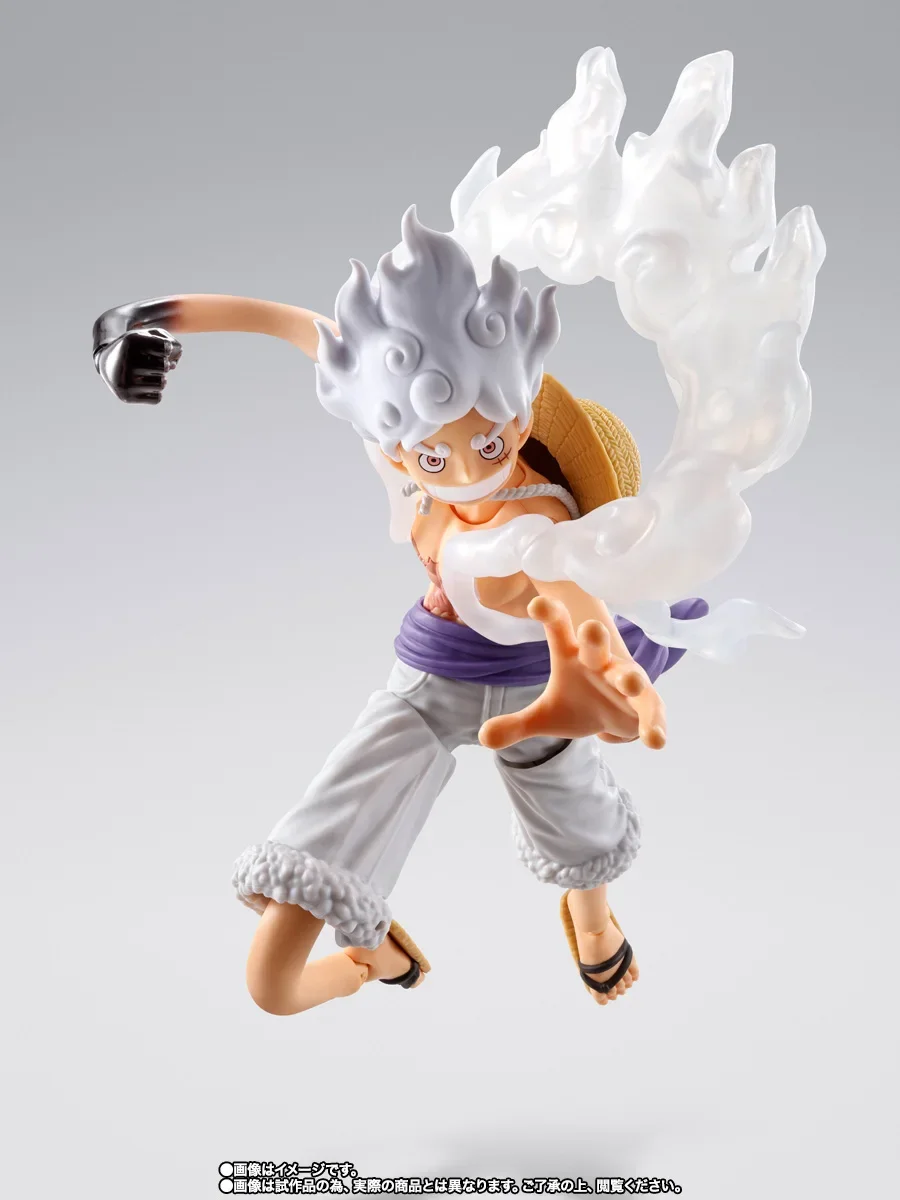 in stockOriginal BANDAI ONE PIECE S.H.Figuarts SHF Monkey D. Luffy Gear 5 Future Island Egg Action Figure Collectible Model Toys